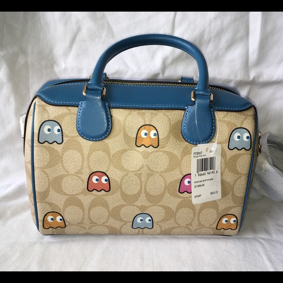 💙Ⓜ️💙Coach Mini Bennett Pac-Man Ghost Print - Picture 6 of 8